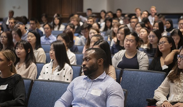 New Graduate Students Attend Legal Launch Week Orientation.