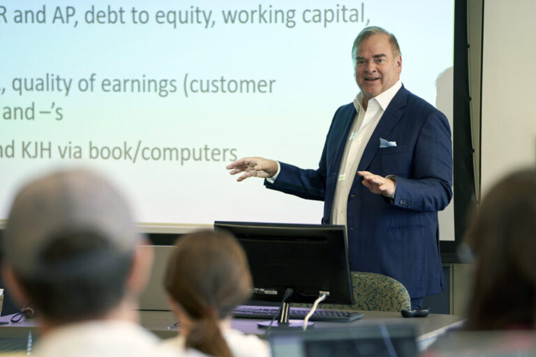 Cash Nickerson teaching class