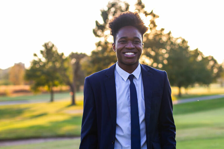 Headshot of WashULaw alum Edward Ahanmisi, JD ’23