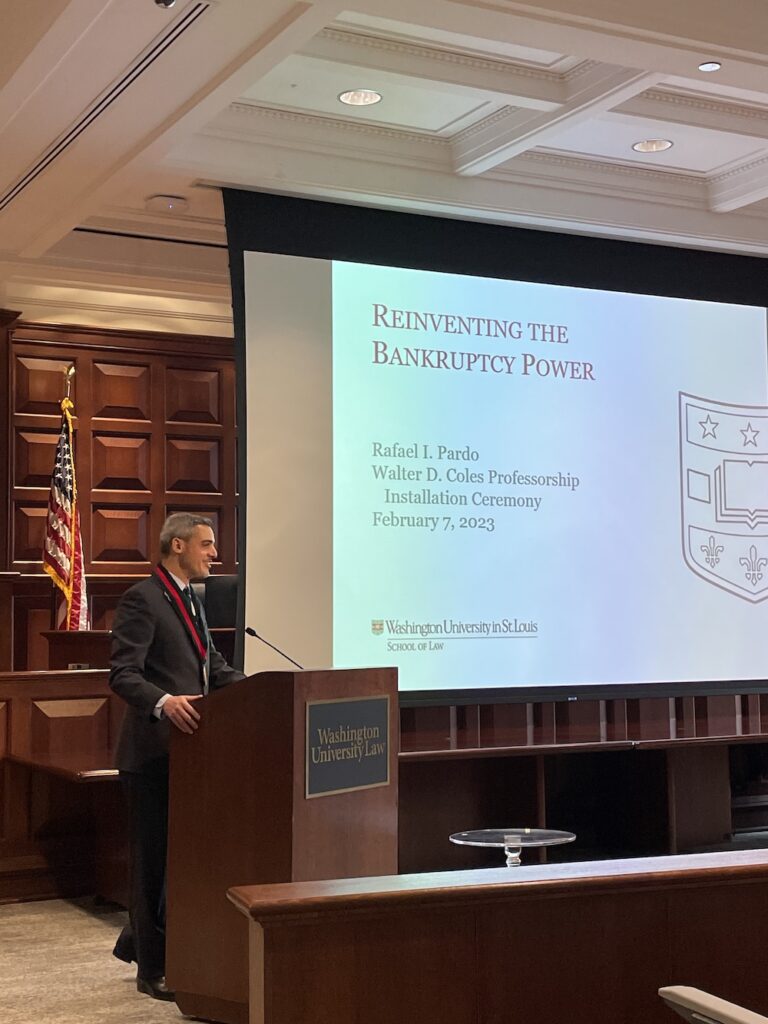 REINVENTING THE BANKRUPTCY POWER Rafael I. Pardo