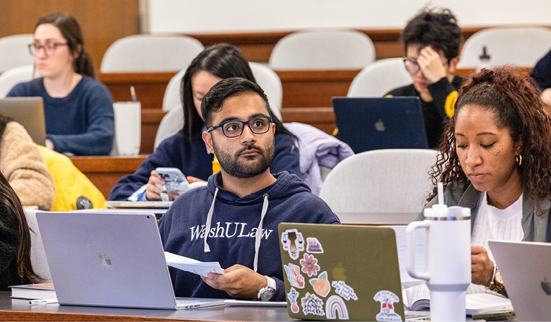 Students in class 2024 - WashU Law