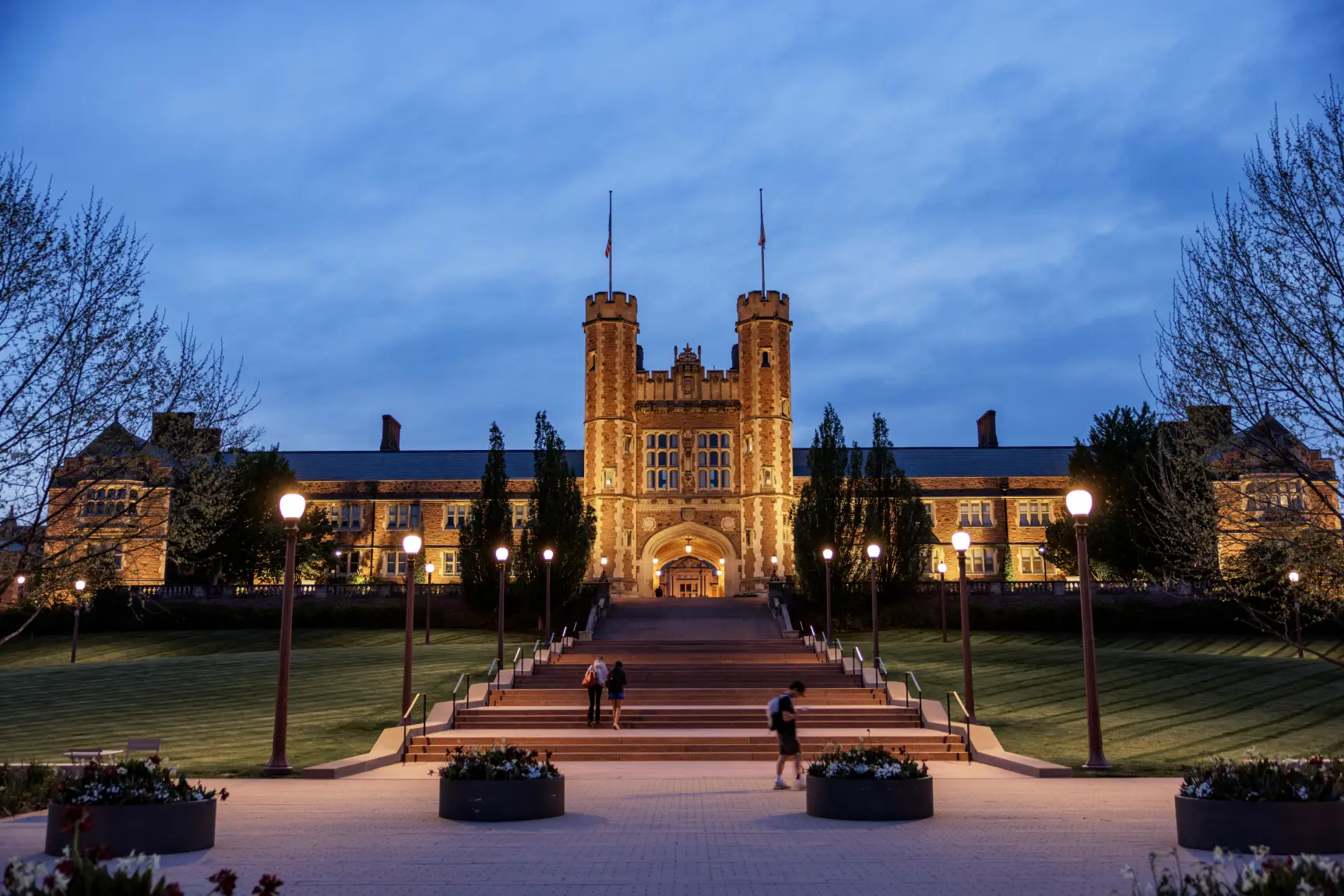 WashU Campus at Night