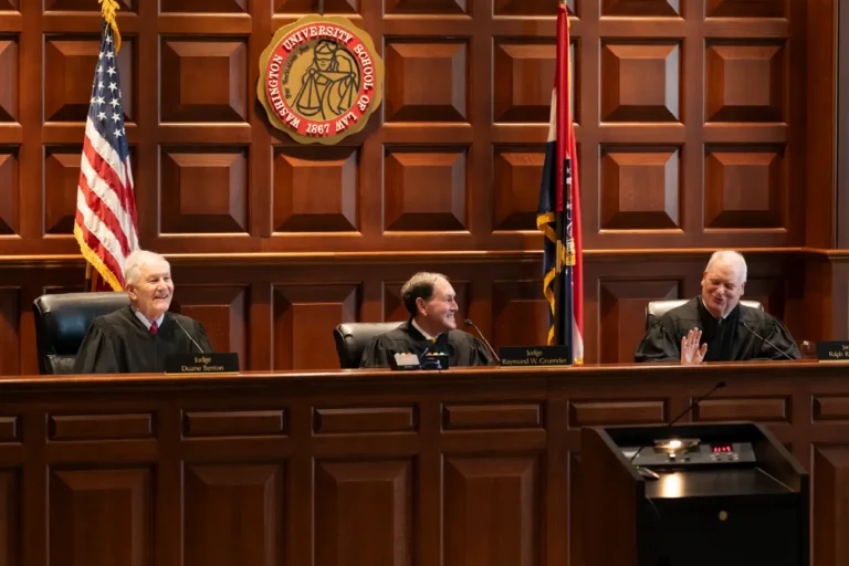 Eighth Circuit judges – The Honorable Raymond W. Gruender; The Honorable Duane Benton; and The Honorable Ralph Erickson