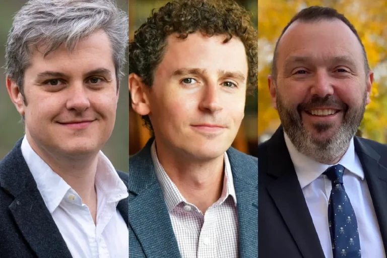Top 100 legal scholars winners Professor Daniel Epps, Ben Levin, and Neil Richards