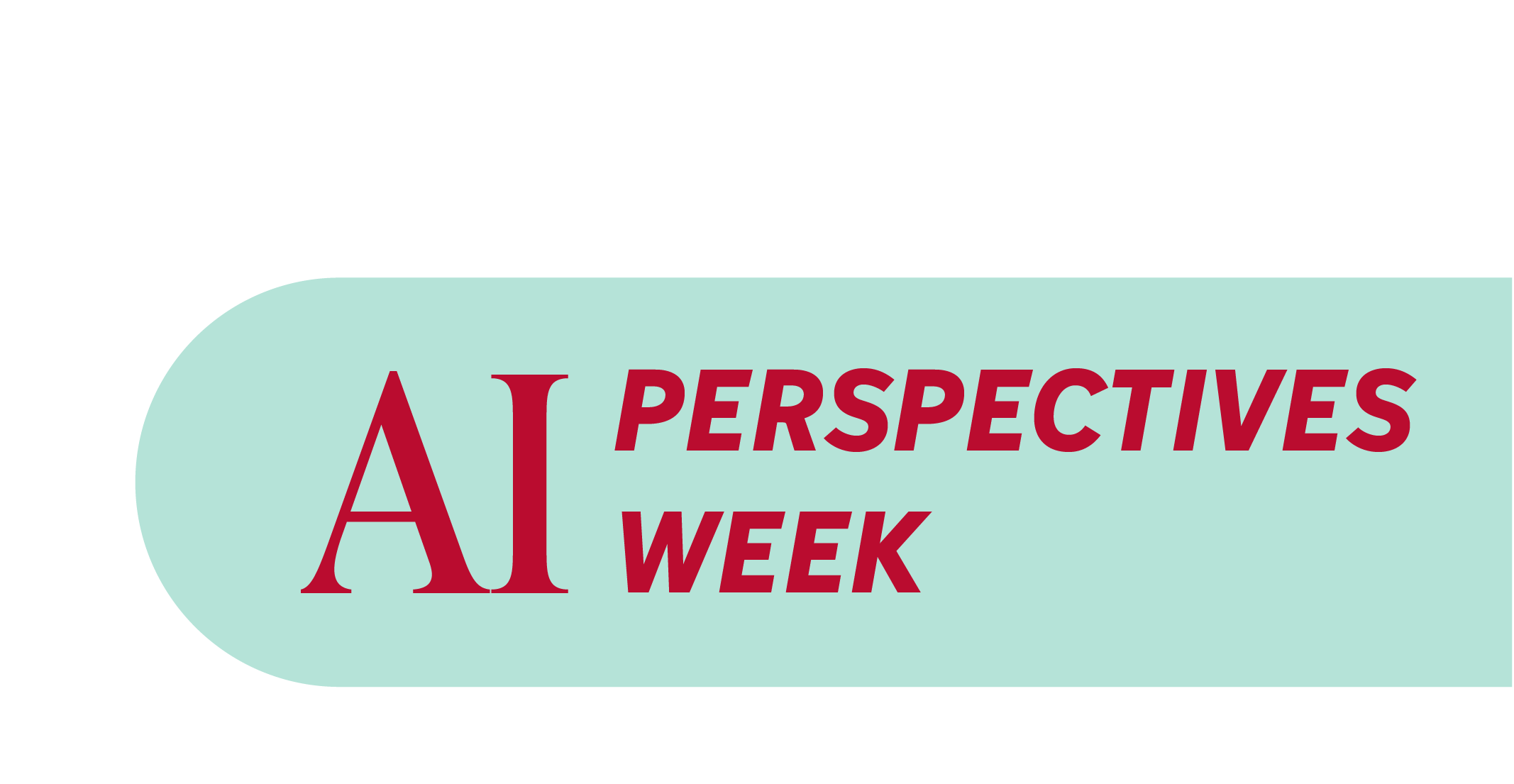 AI Perspectives Week graphic