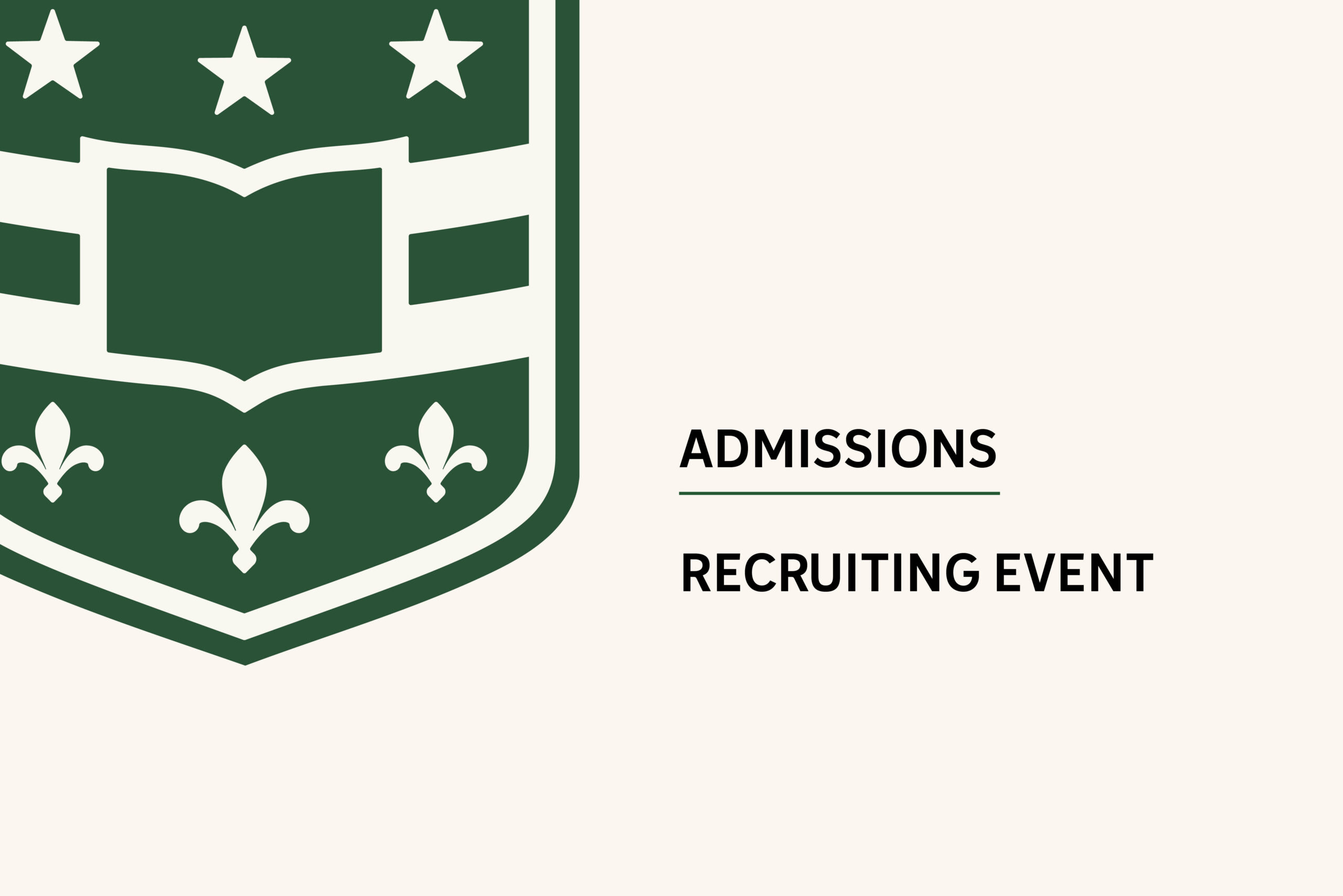 Admissions Recruiting Event