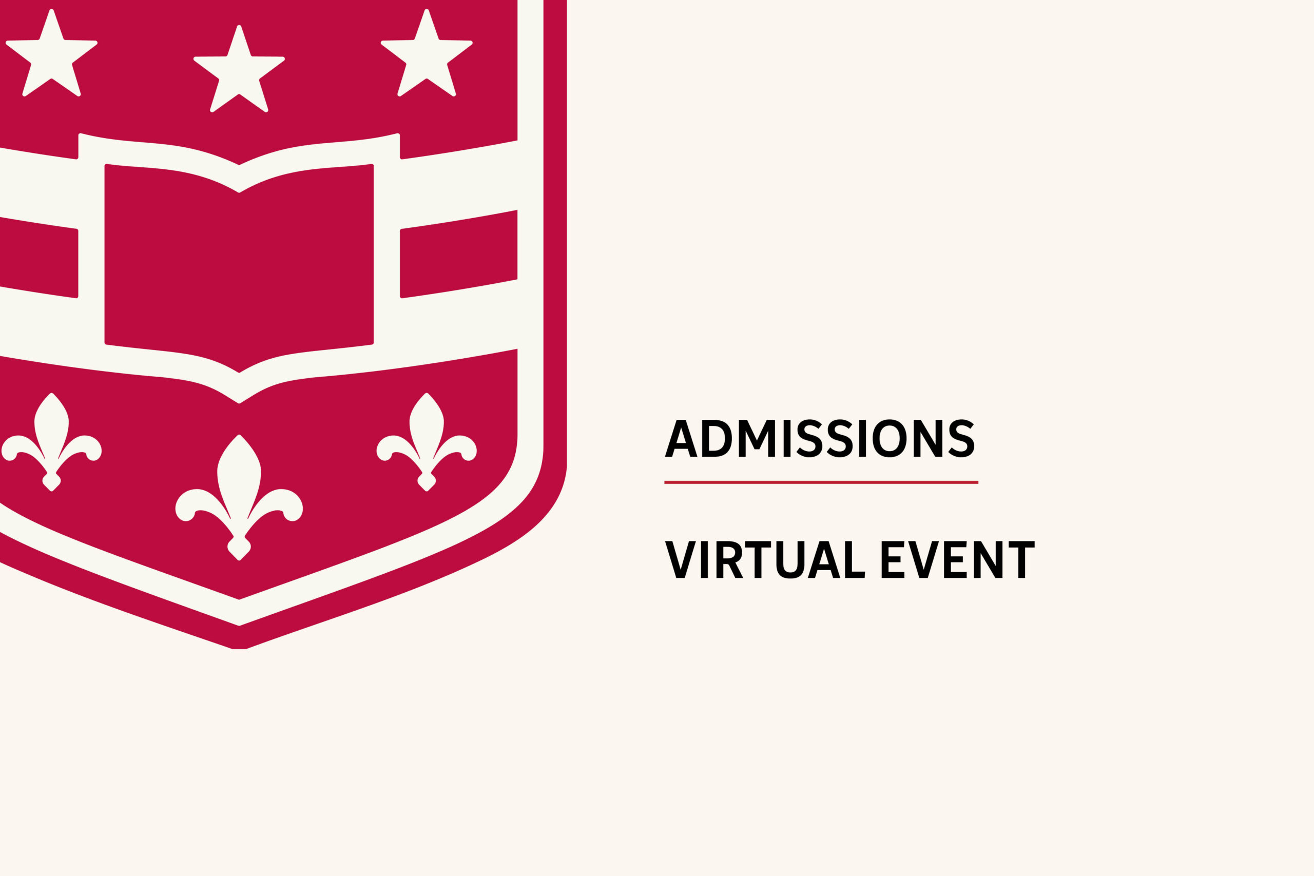 Admissions Virtual Event
